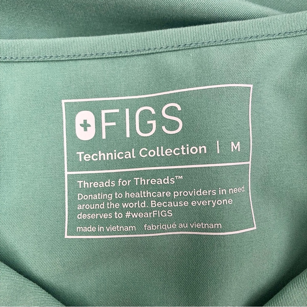 FIGS Limited Edition Jade Scrub Casma Top M/Yola Skinny Pant S - Picture 6 of 16